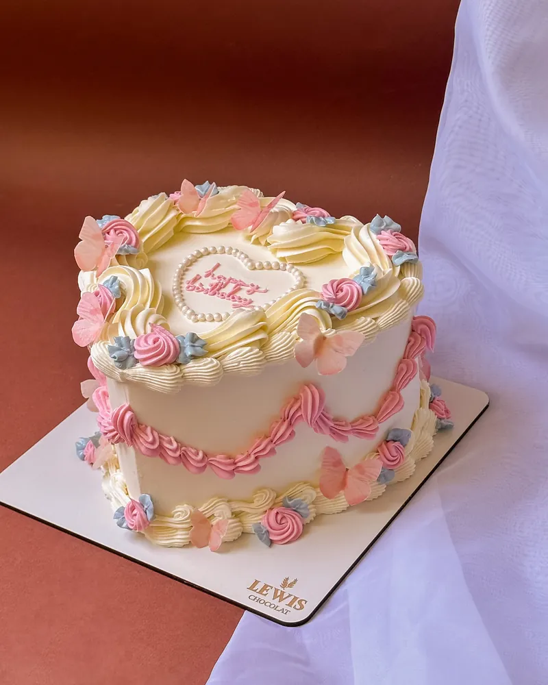 Pastel vintage en rosa
